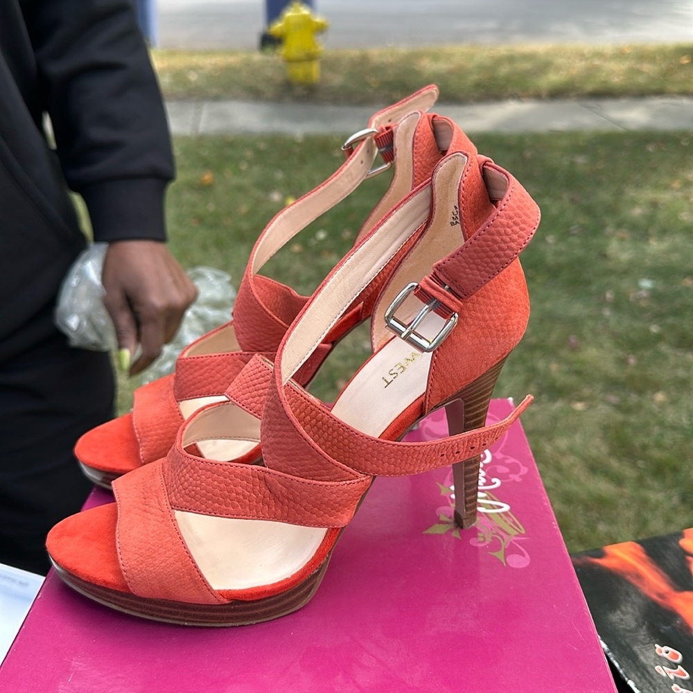 Orange heels